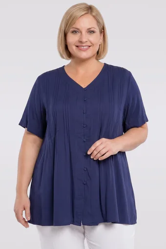 Žlutá halenka na knoflíky