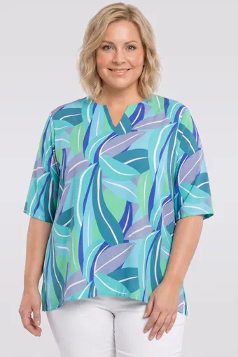 Kopie Kopie Kopie Kopie Tmavě modrá halenka se stuhou