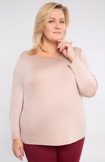 Obyčejná tmavě modrá halenka